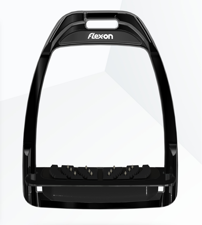 Flex-On Hunter Flat Stirrups Black/Black/Black